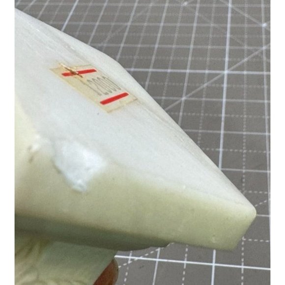 Carved Miniature Stone Moses Statue on Marble Base READ - Picture 9 of 10